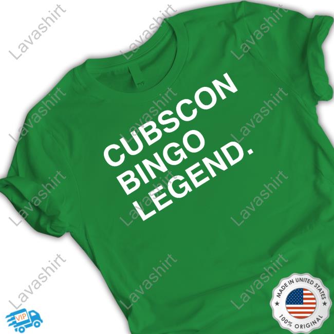 Obvious Shirts Official Cubscon Bingo Legend Shirt Chicago Cubs Long Sleeve T Shirt