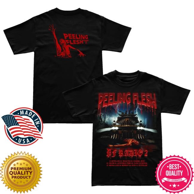 Official Indie Merch Store Peeling Flesh "PF Radio 2" Hot Shirt IndieMerchStore