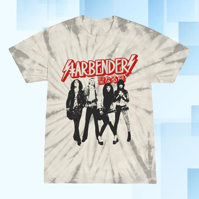 Sumerian Records Starbenders Group Silver Tie Dye Top Shirt