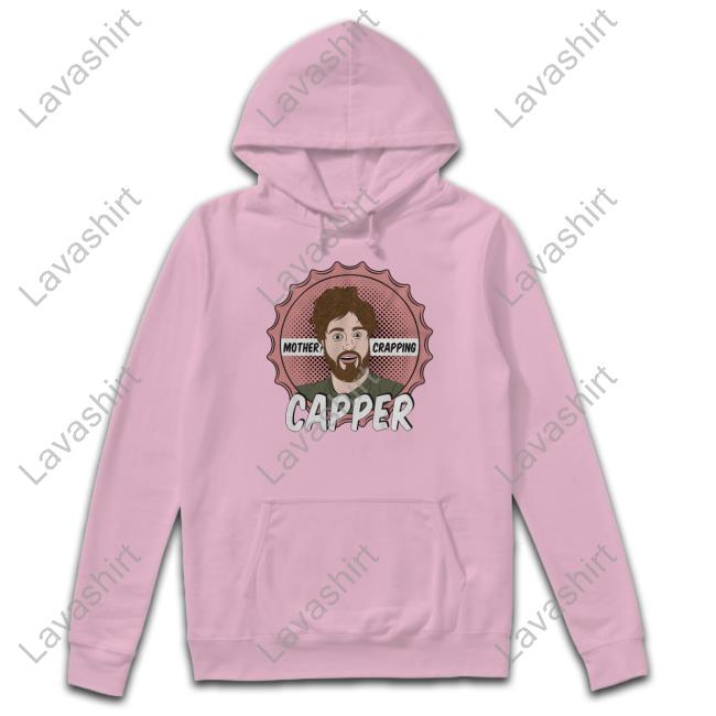 Leigh Mcnasty Merch Mother Crapping Capper Hooded Sweatshirt Bunkerbranding