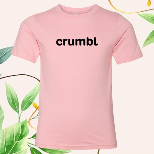 Official Merch Crumbl Youth Pink Graphic Shirt