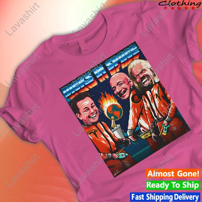 Official Nordacious Art Dicks In Space T-Shirt