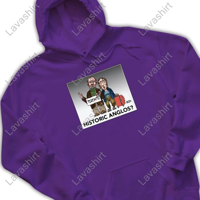 Toronto Historic Quebec Anglos Hoodie Aaron Rand Official Toronto Historic Quebec Anglos Long Sleeve Tee