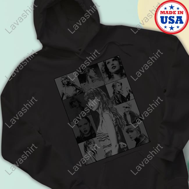 Official Taylor Swift The Eras Tour Black Crewneck Sweatshirt
