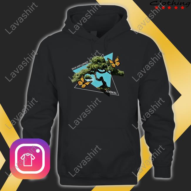 Rich And Lonely And Formal Merch Bonsai Shirt Funny