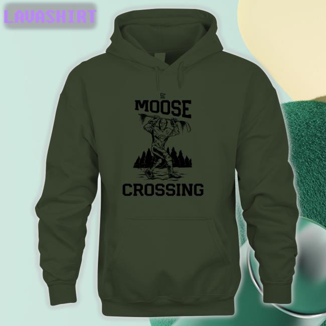 Moose Crossing Shirt Forest