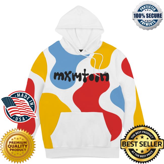 Mxmtoon Merch Color Blob Cut & Sew Hoodie