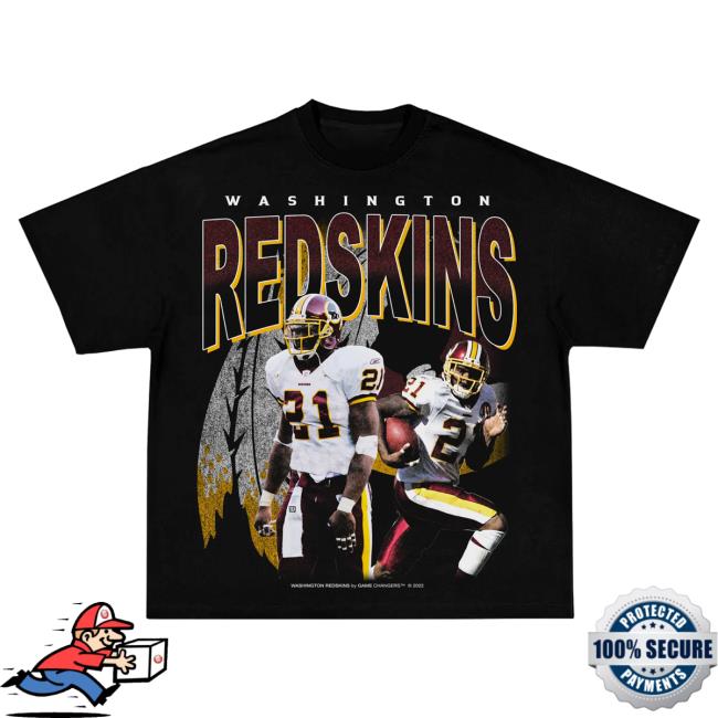 Official Game Changer Washington Redskins Tee Shirt Black GameChanger
