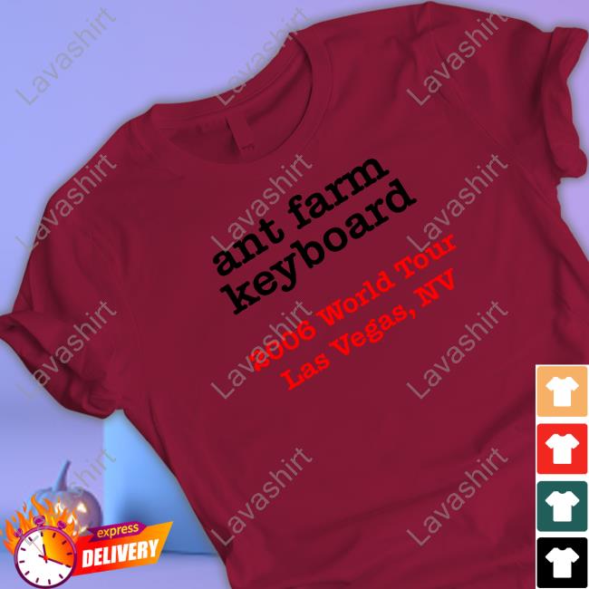 Ant Farm Keyboard 2006 World Tour Las Vegas Nv Shirt
