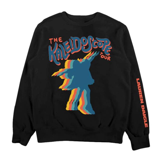 Official Lauren Daigle Kaleidoscope Tour Black Sweater