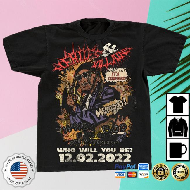 Official Metro Boomin Merch Store MetroBoomin Metro Boomin Comic T-Shirt Metro Boomin Clothing Shop