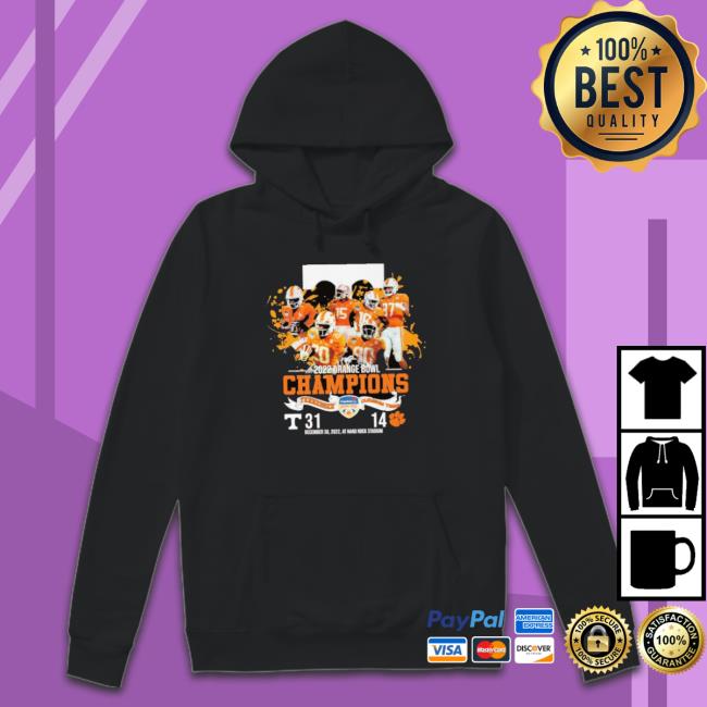 2022 Orange Bowl Champions Tennessee Clemson Tiger December 30 2022 Shirts 2022 Orange Bowl Champions Tennessee Clemson Tiger December 30 2022 Sweaters