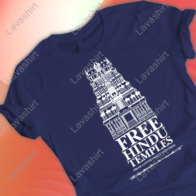 Free Hindu Temples From Government Control Hoodie Mighty Peepal Merch Alo Pal