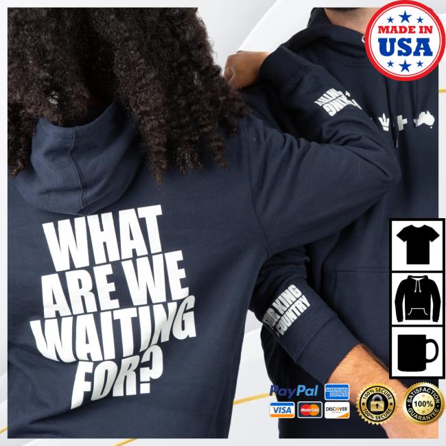 Official MerchBar for King and Country What Are We Waiting For? Pullover Sweatshirt - Navy Merch Bar