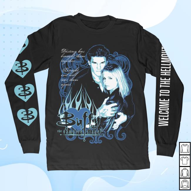 Official Studiohouse Designs Merch Store Buffy & Angel Longsleeve Studiohouse Designs Apparel Clothing Shop StudiohouseDesigns