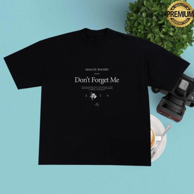 Official Maggir Rogers Merch Maggir Rogers Don’T Forget Me Album T Shirt (Black) Maggir Rogers Apparel Clothing MaggirRogers