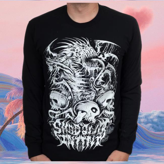 Official Indie Merch Store Shadow Of Intent Skull Creature Longsleeve Indiemerchstore