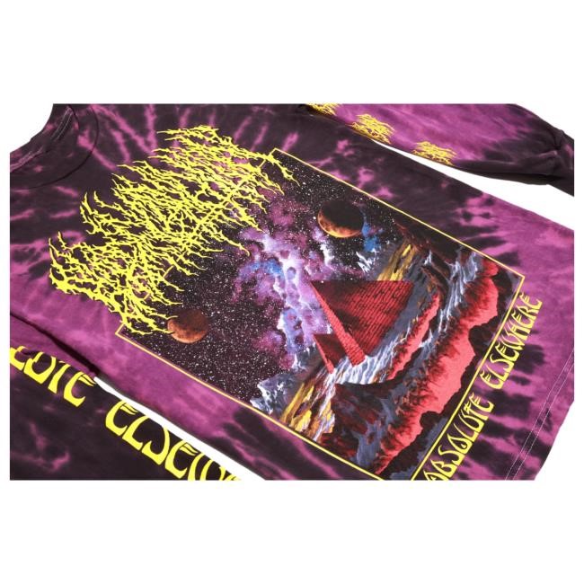 Official Blood Incantation Merch Absolute Elsewhere Album Long-Sleeve (Thunder Dye)
