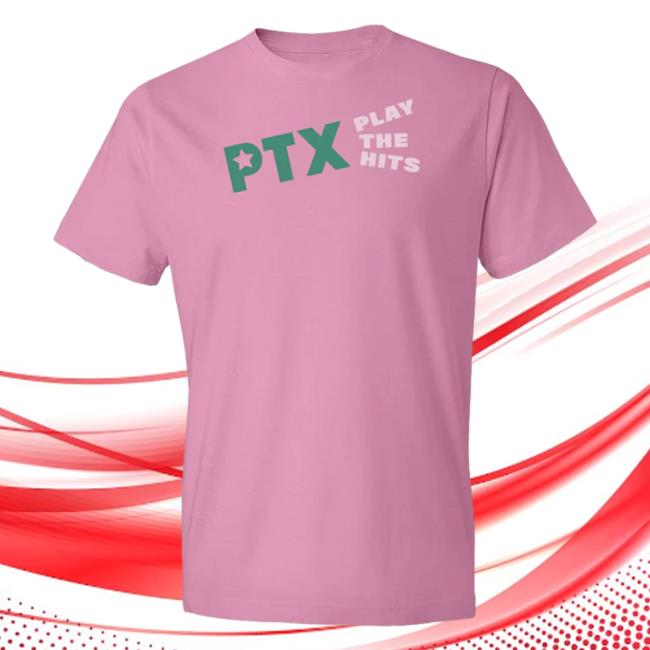 Pentatonix Merch Play The Hits Pink Shirt