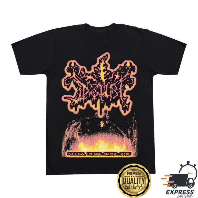 Official Mizmor Doubt Remix Pentagram New Shirt
