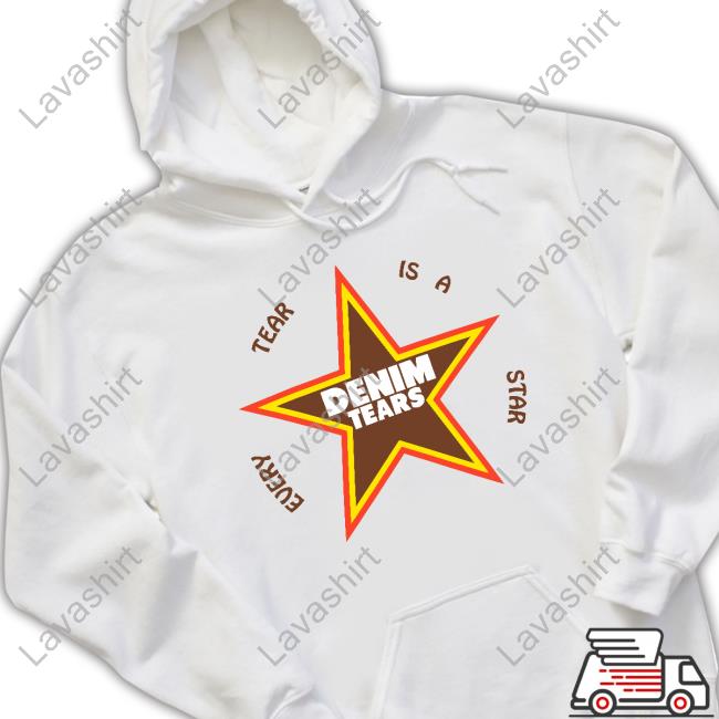 Denim Tears Merch Every Tear Is A Star Tee