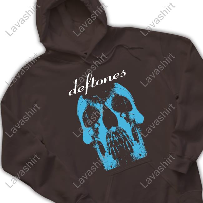Deftones Blue Skull Long Sleeve Shirt