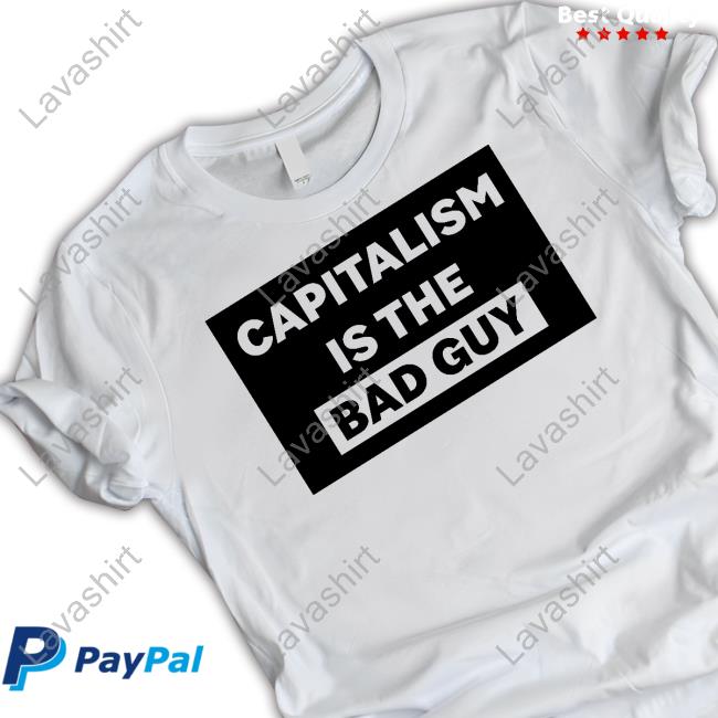 Official Dropout Merch Capitalism Is The Bad Guy T Shirt