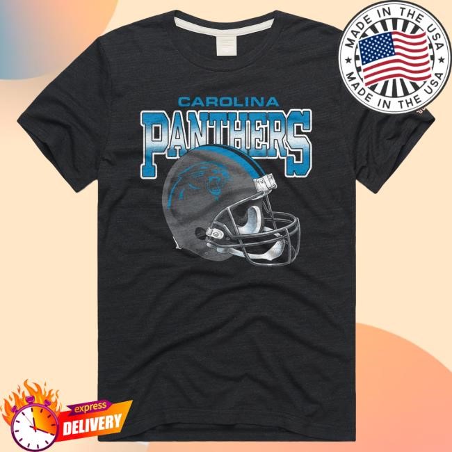 Carolina Panthers Gradient Helmet Tshirt Homage | Carolina Panthers Official | NFL Football