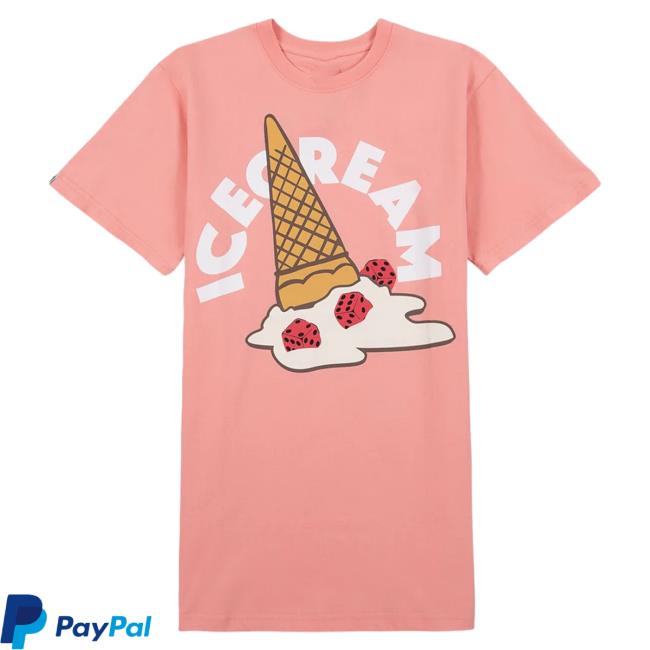 Official Ice Cream Capsule Nyc Icecream Spill Attractive Shirt Peaches