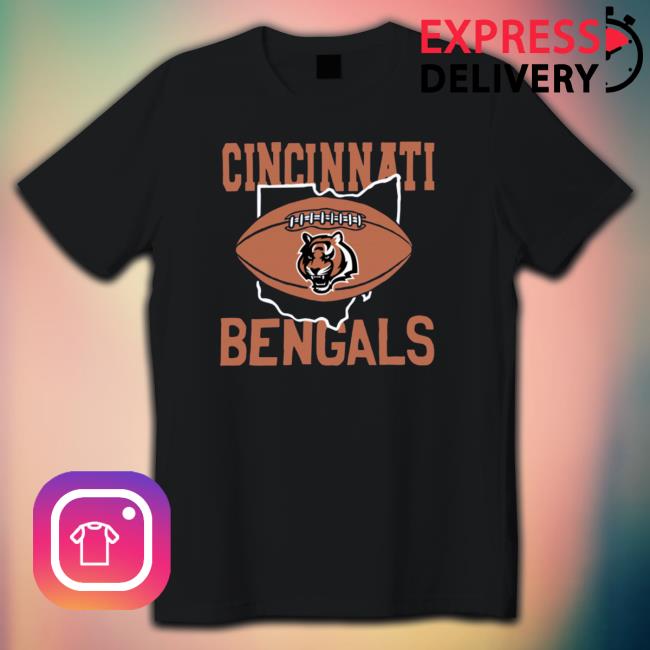 Cincinnati Ohio Bengals Logo Homage Tee Shirt Official Cincinnati Ohio Bengals Logo Homage T-Shirt