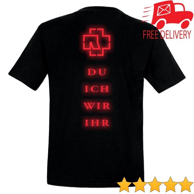 Official Rammstein Merch Store Rammstein T-Shirts ”Du Ich Wir Ihr”