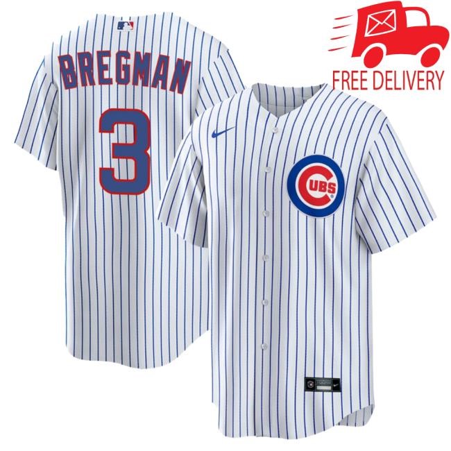Tailgate Ready Chicago Cubs Alex Bregman Nike Home Limited Jersey