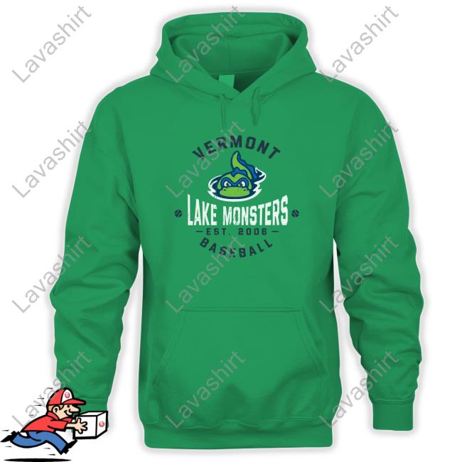 Official MiLB Vermont Lake Monsters Baseball Long Sleeve Tee