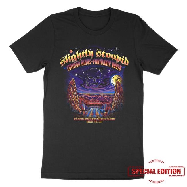 Official Slightly Stoopid Merch Store Shop 2024 Red Rocks Event T-Shirts