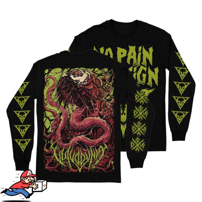 Official Vulvodynia Rising Merch Vulvodynia - No Pain No Reign Long Sleeve Shirt New Risingmerch
