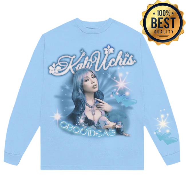 Official Shop Kali Uchis Blue Orquídeas Long-Sleeve Shirt