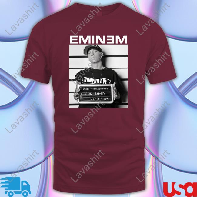 Shop Eminem Merch Official Arrest Slim Shady T-Shirt