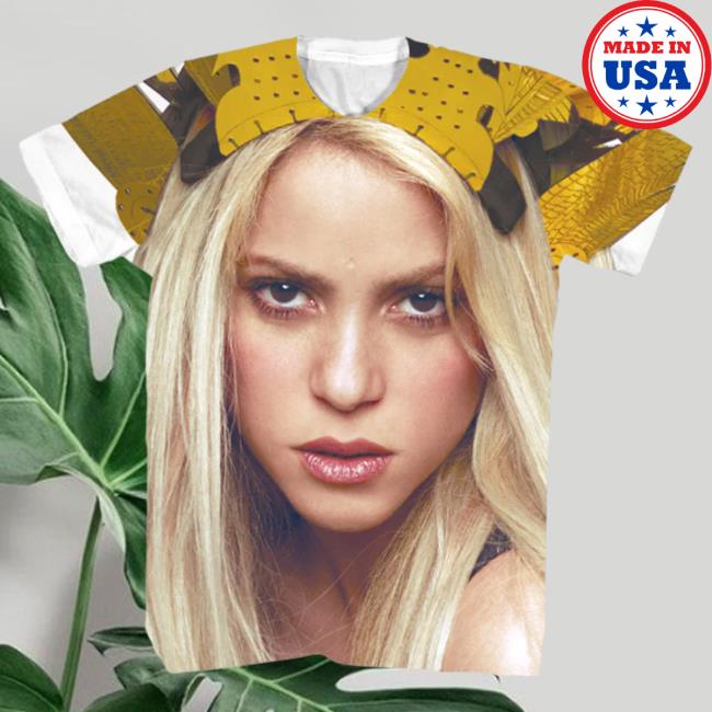 Official Shakira Clothing Store Shop Merch Shakira Crown Sublimation T-Shirt