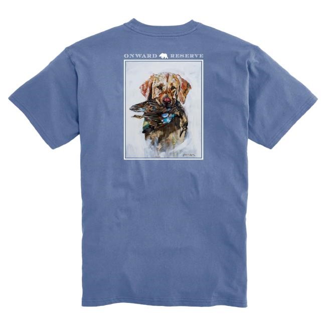 Washed Blue Onward Reserve Retriever Tee