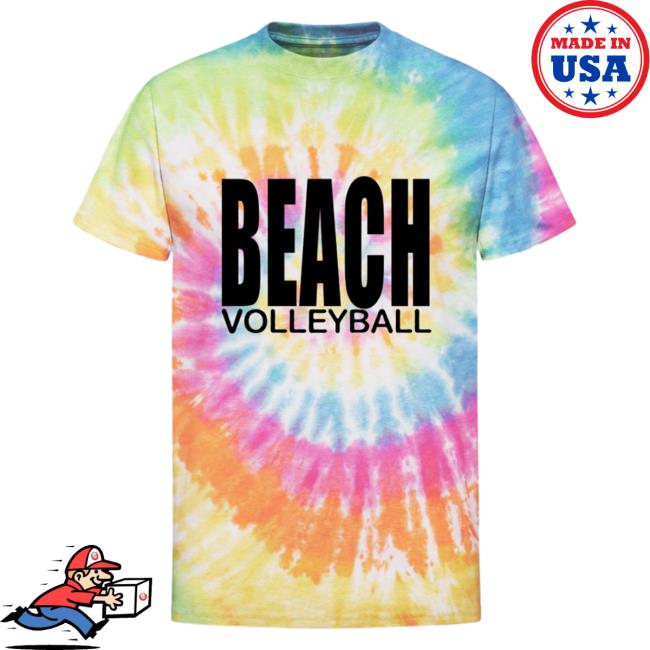 Spreadshirt Shop Store Beach Volleyball Unisex Tie Dye Tee Rainbow Spread Shirt Merch