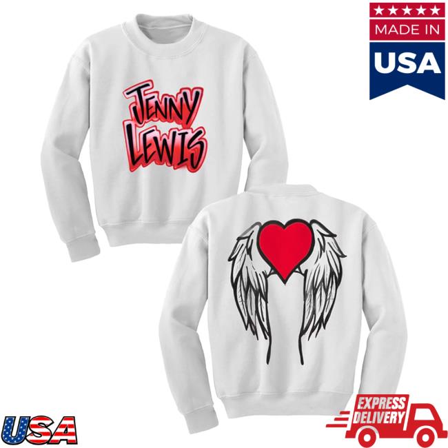 Jenny Lewis Merch Wings Tee Shirt
