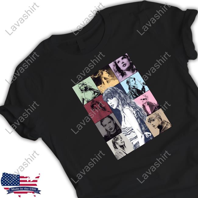 The Eras Tour Black T Shirt, Australia