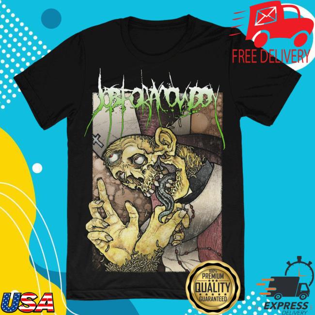 Official MerchBar Job For A Cowboy - Priest Shirt New Merch Bar