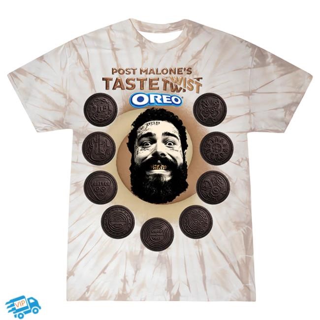 Official Post Malone Merch Store Shop Post Malone x Oreo® Taste Twist Popover Shirt PostMalone