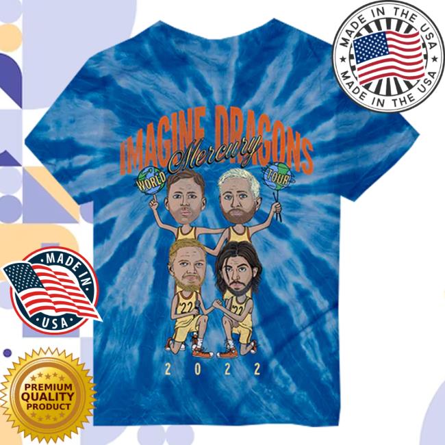 Official Imagine Dragons Apparel Store Merch Mercury Cartoon Tie Dye T Shirt Imagine Dragons Shop