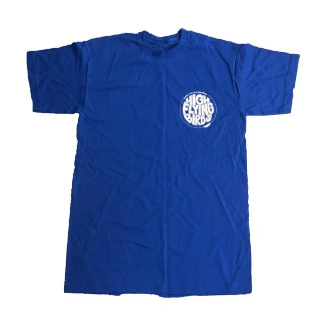Noel Gallagher's High Flying Birds Official Store - Noel Gallagher's High Flying Birds - Noel Gallagher's High Flying Birds Logo Blue S/s Shirt