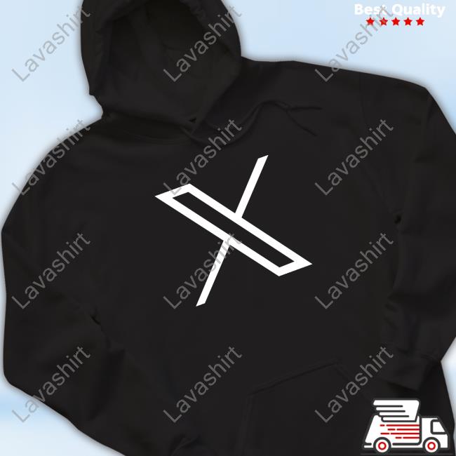 New Twitter Logo X Hoodie