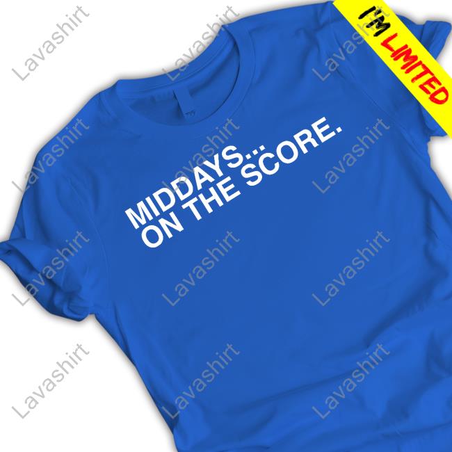 Official Middays On The Score Graphic Tees