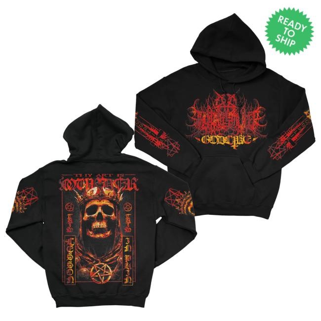 Official Indie Merch Store Shop Thy Art Is Murder Skull King Sweatshirt Indiemerchstore