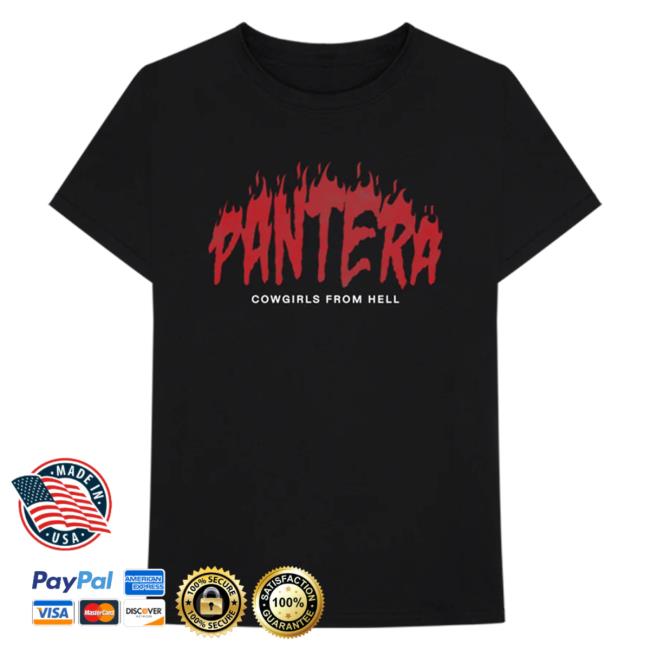 Official Pantera Merch Store Shop Pantera Cowgirls From Hell Women's Tees